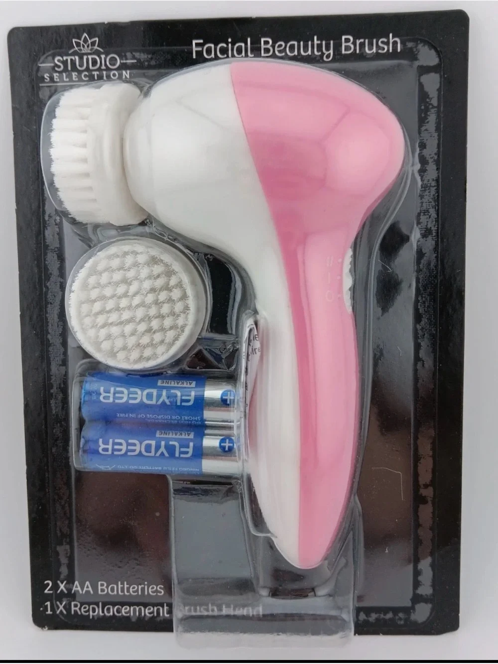 Pink & White Facial Beauty Brush – Gentle Cleansing Kit